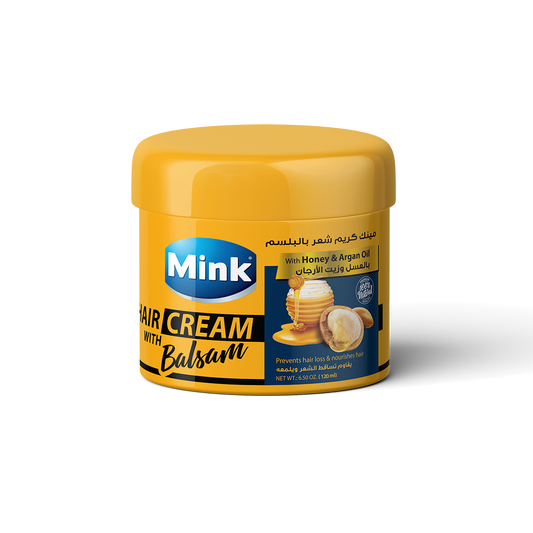 Mink Cream with Balsam with Honey & Argan Oil 120 ml