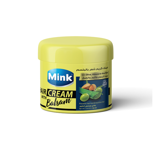 Mink Cream with Balsam with Olive, Almond & Aloe Vera 120 ml