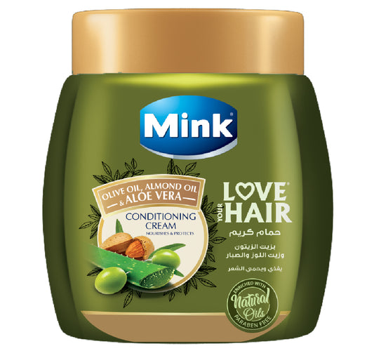 Mink Conditioning With Olive Oil, Almond Oil& Aloe Vera 400 ml